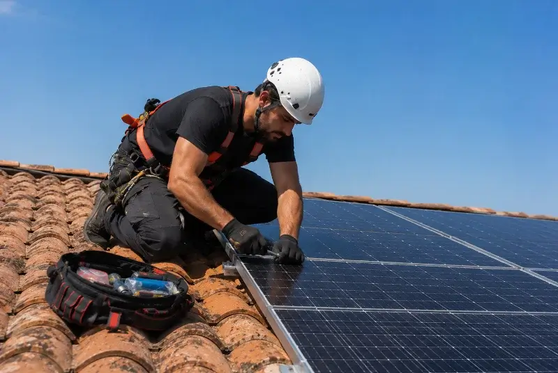 Maintenance et monitoring de panneaux solaires à Montreuil